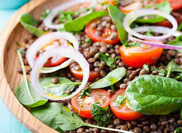 Ensalada de lentejas